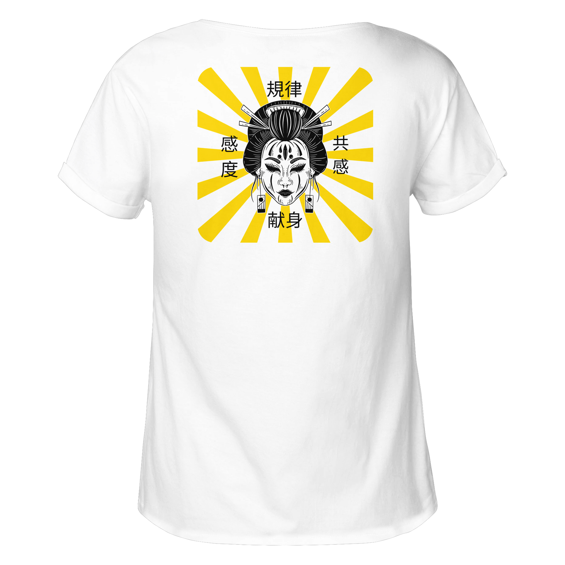 GEISHA - Womens Roll-Up T-Shirt