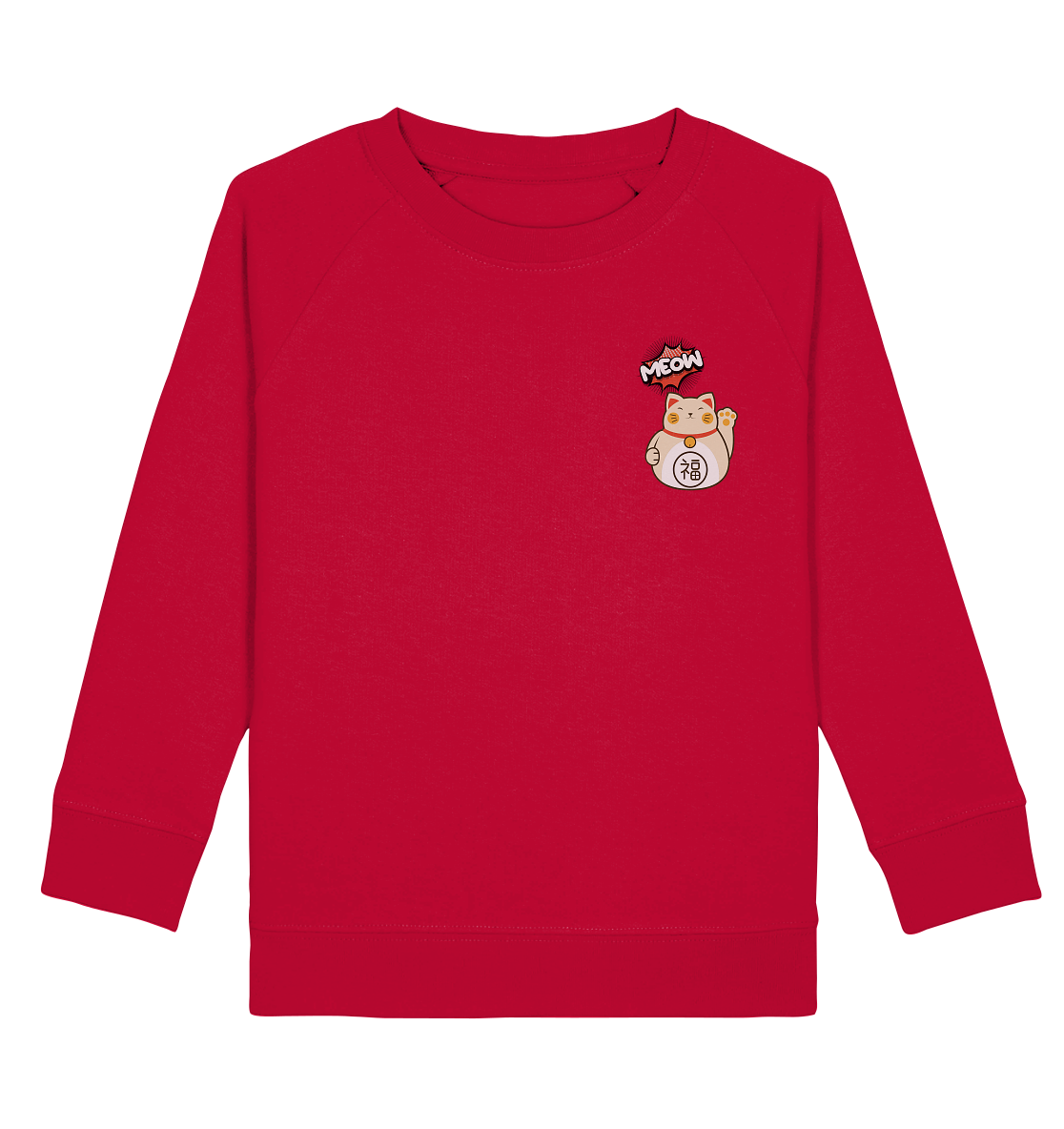 MEOW - Lucky Cat - Kids Basic Sweatshirt