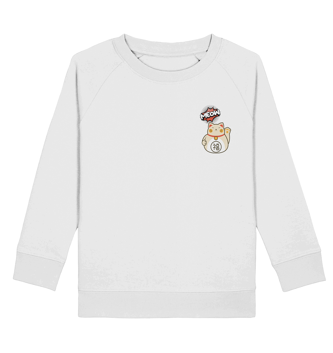 MEOW - Lucky Cat - Kids Basic Sweatshirt