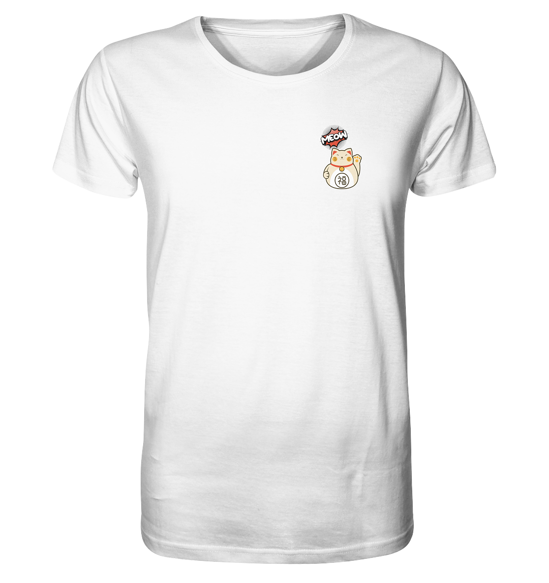 MEOW - Lucky Cat - Organic Shirt