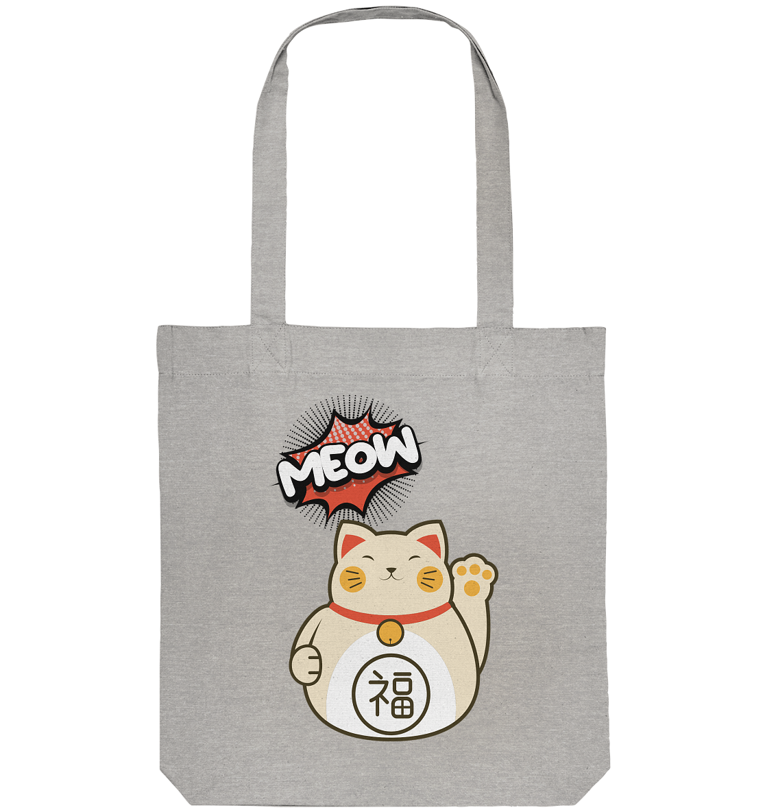 MEOW - Lucky Cat - Organic Tote-Bag