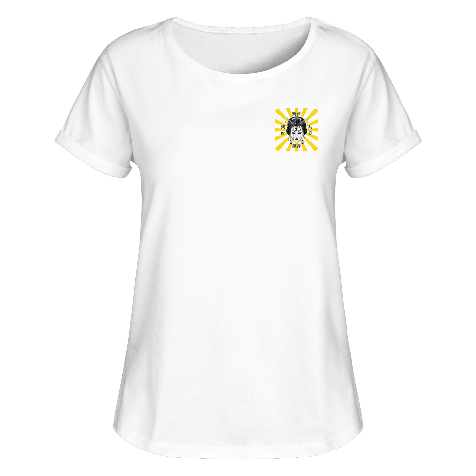 GEISHA - Womens Roll-Up T-Shirt